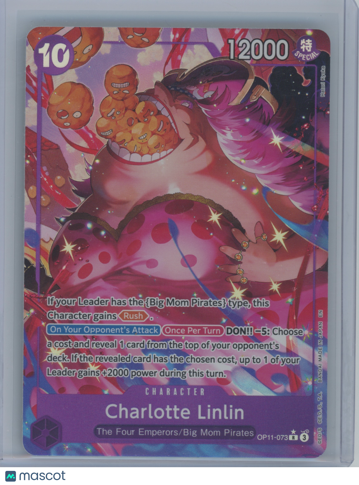 2023 One Piece Fist of Divine Speed Charlotte Linlin #OP11-073