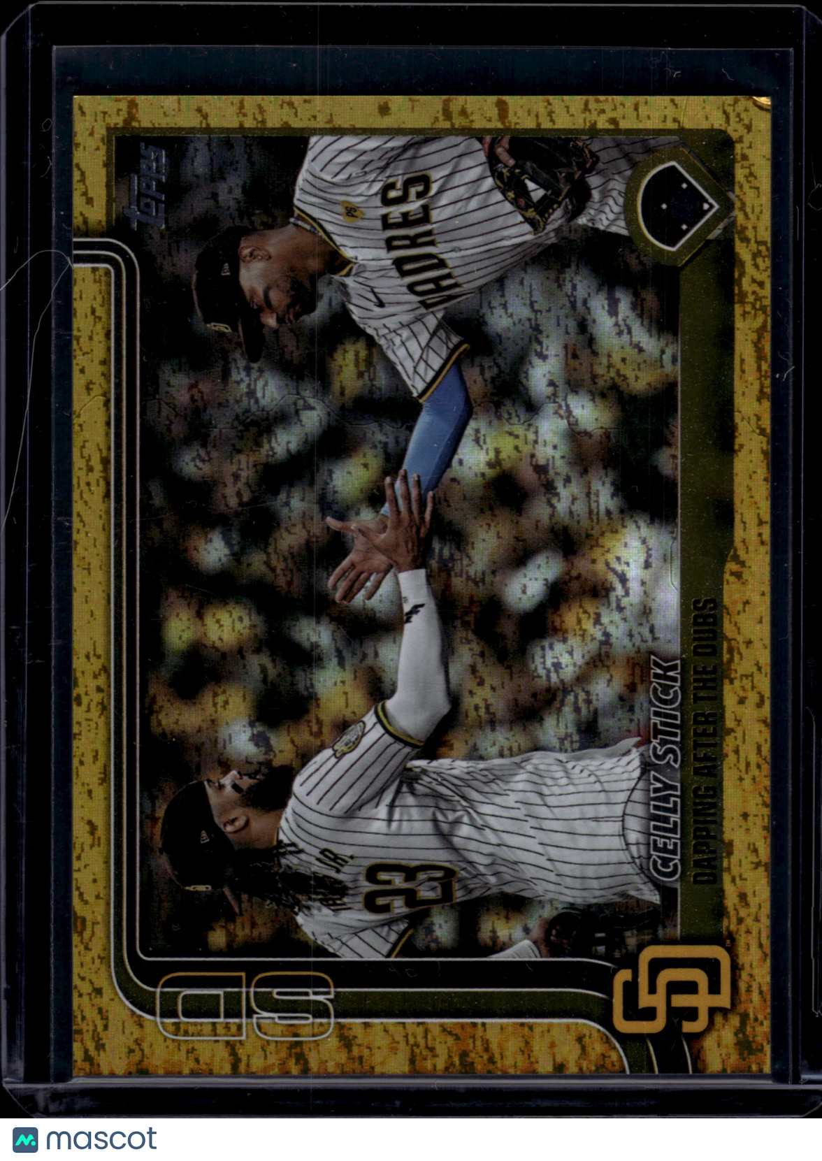 2025 Topps Celly Stick Tatis Jr./Machado #389 Dapping After the Dubs 20/50