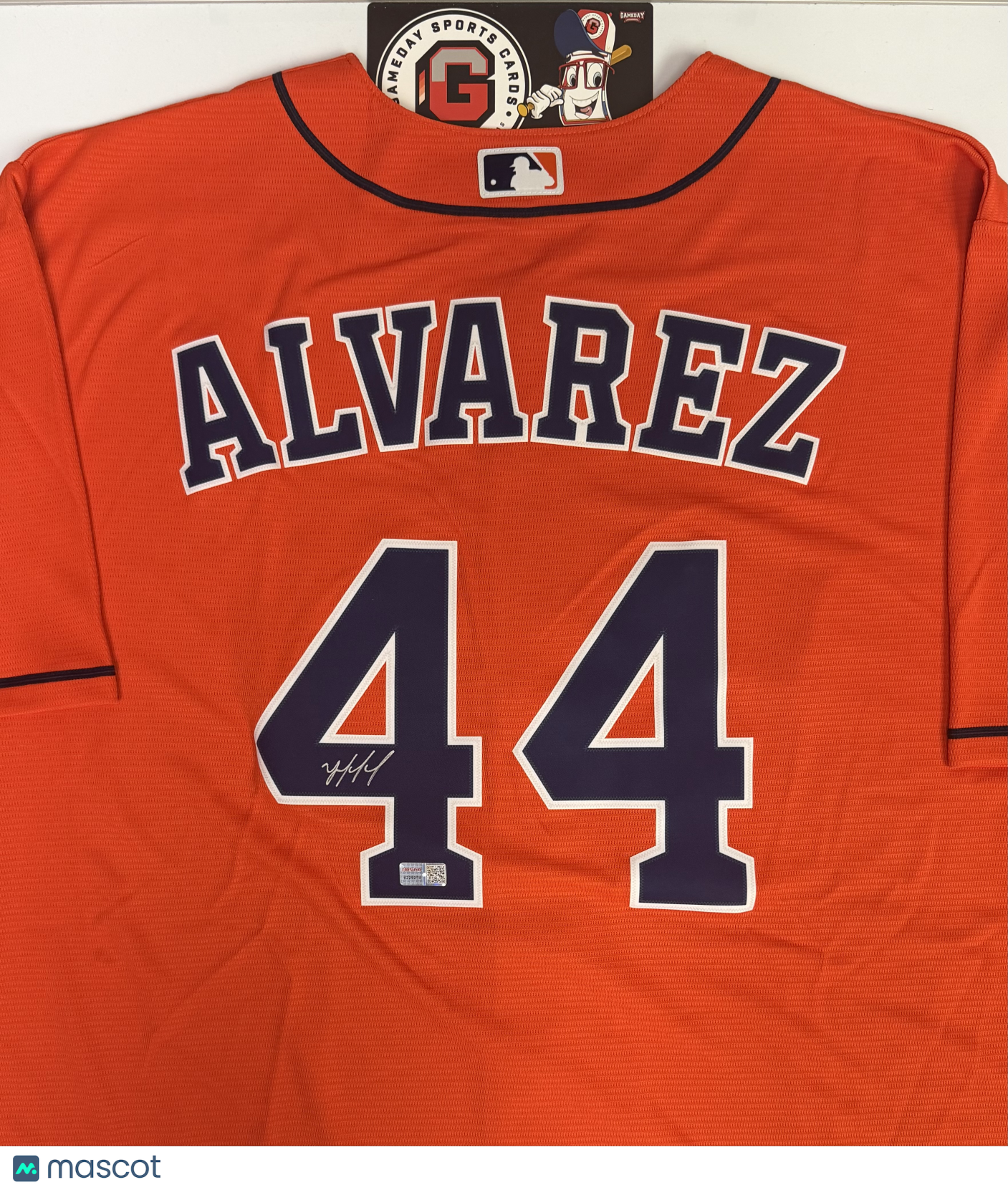 Yordan Alvarez Houston Astros Signed Custom Jersey (TriStar Authenticated)