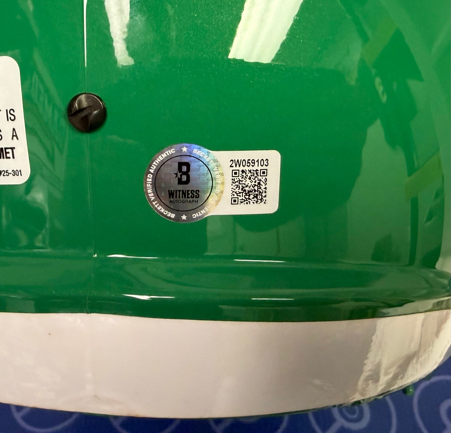 A.J. Brown Philadelphia Eagles Signed Football Helmet (Beckett Authenticated)
