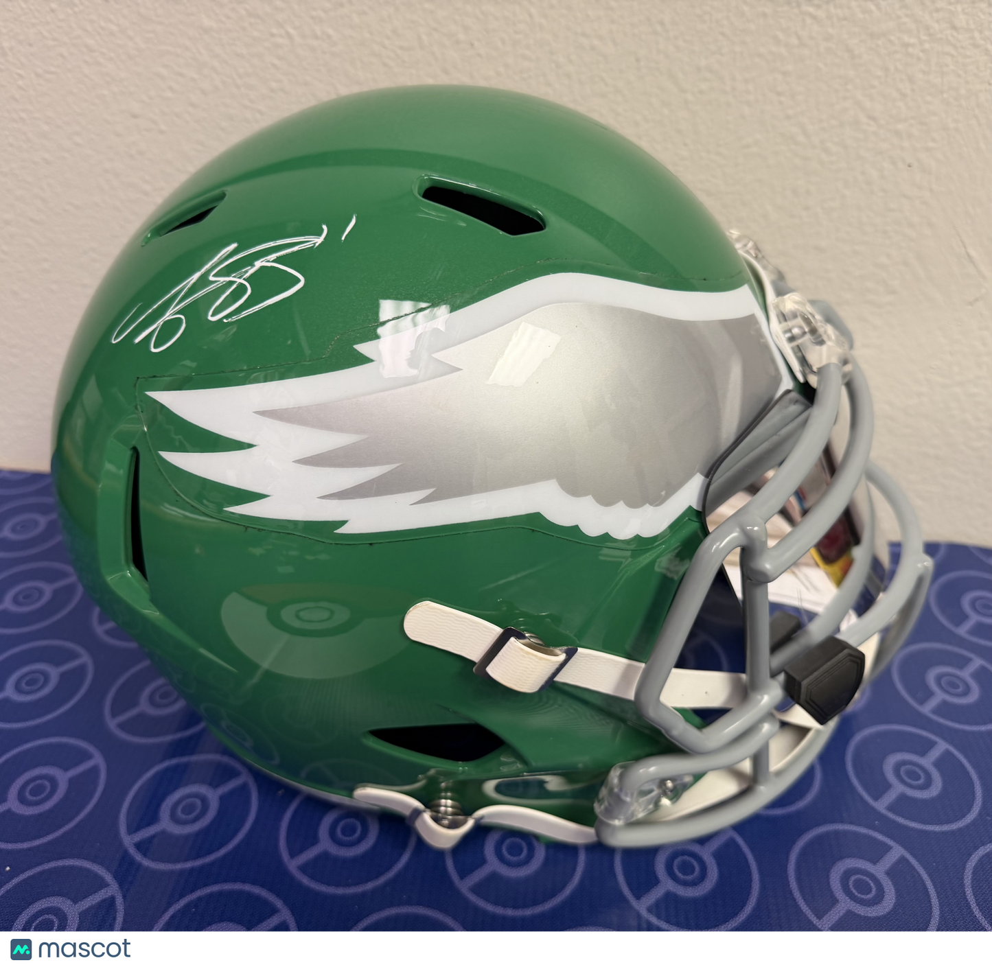A.J. Brown Philadelphia Eagles Signed Football Helmet (Beckett Authenticated)
