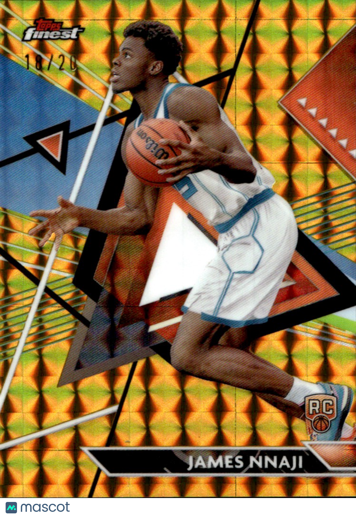 2024 Topps Finest James Nnaji #190 18/20 RC