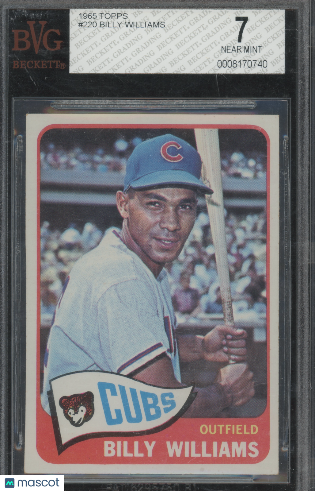 1965 Topps Billy Williams #220 BVG 7