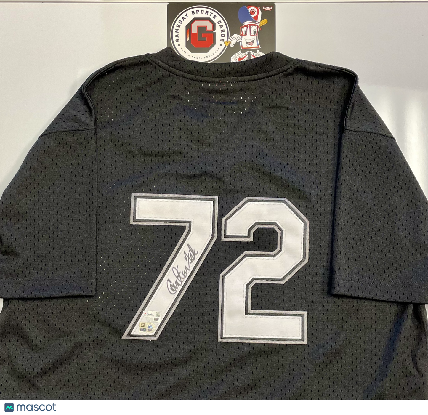 Carlton Fisk Chicago White Sox Autographed Baseball Jersey CooperstownCollection