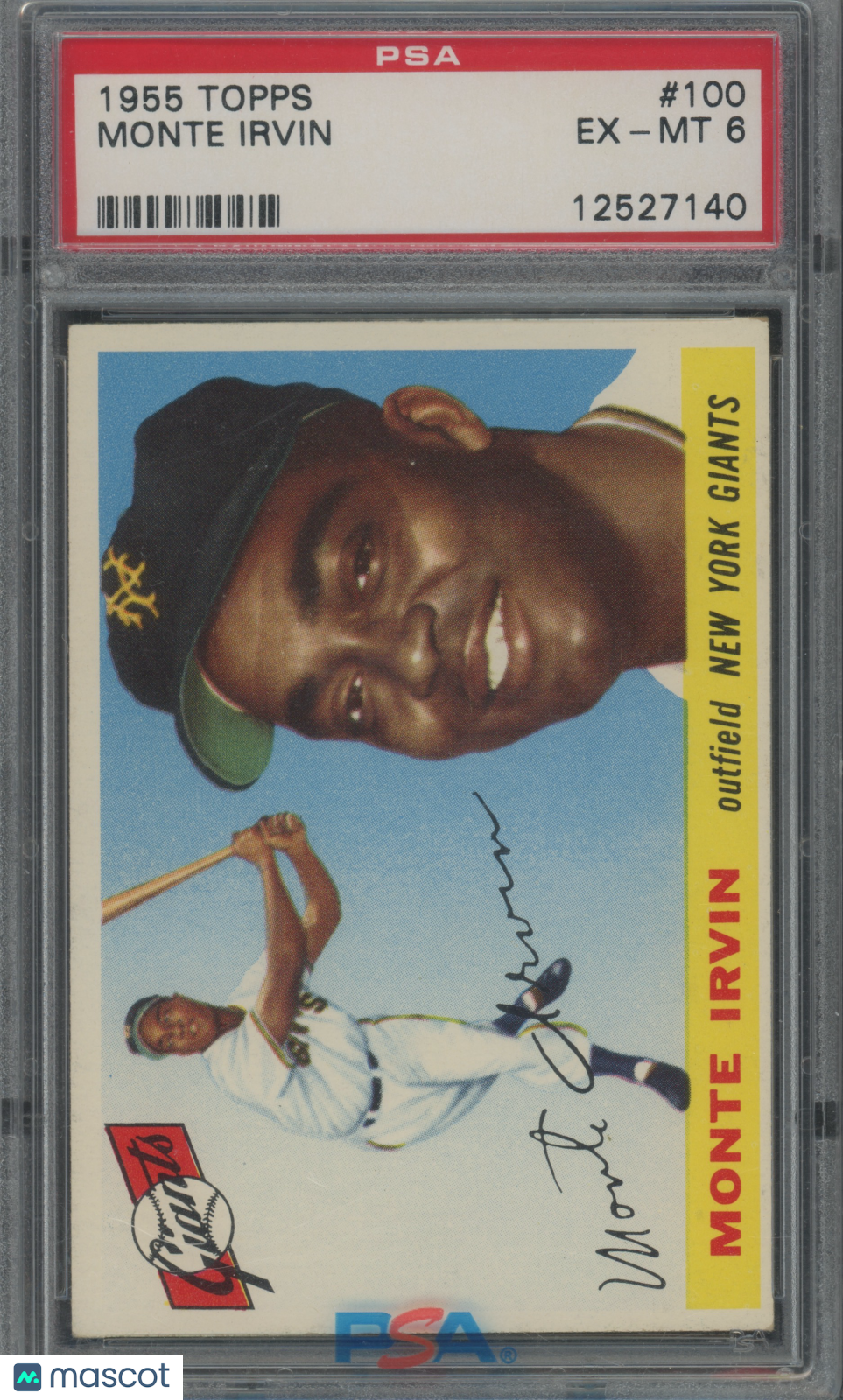 1955 Topps Monte Irvin #100 PSA 6
