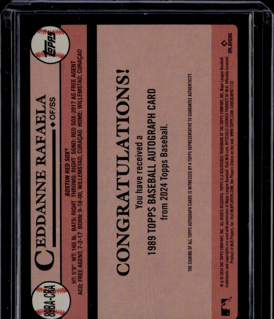 2024 Topps Ceddanne Rafaela #35