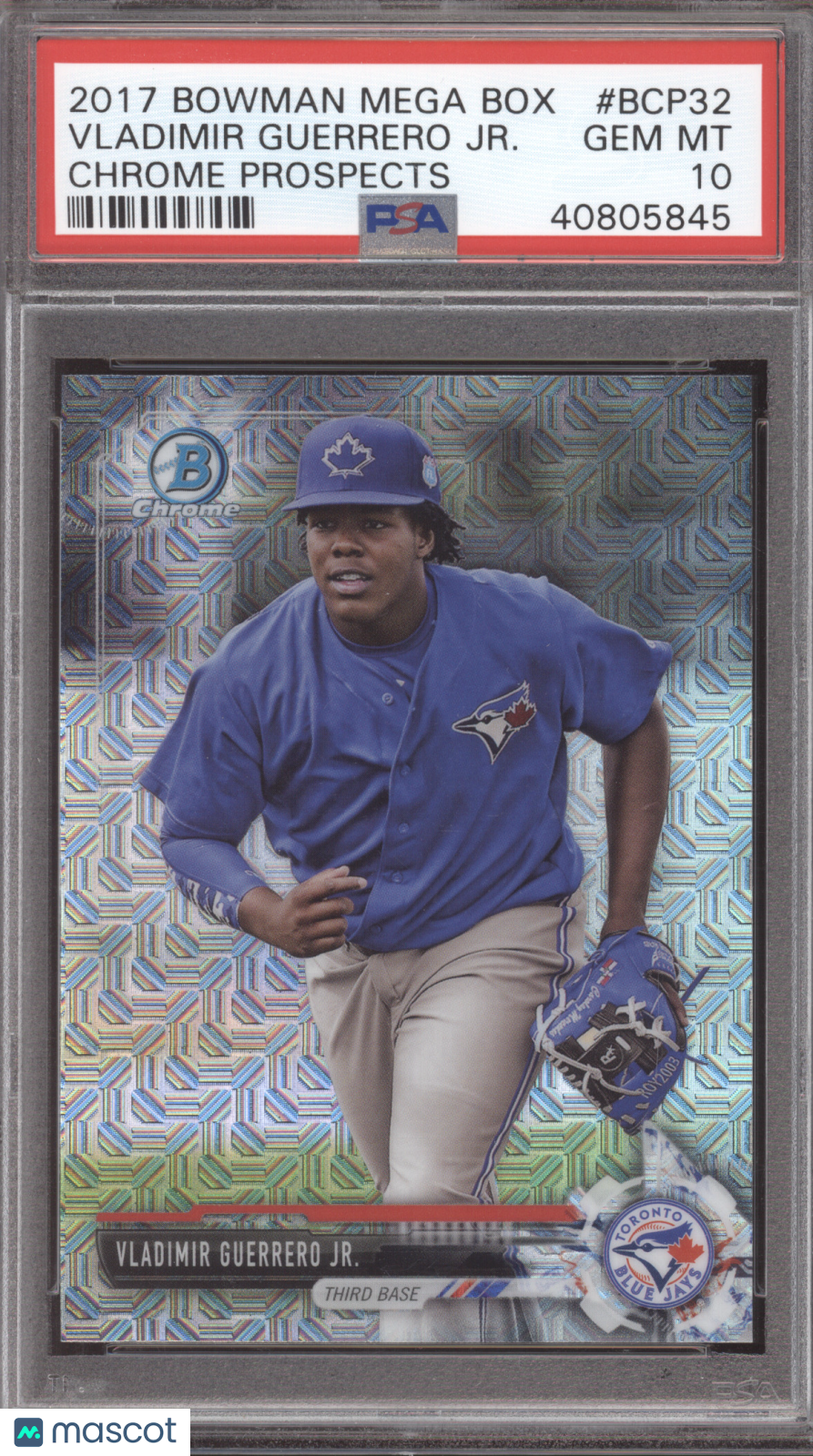2017 Bowman Mega Box Chrome Prospects Vladimir Guerrero JR. #BCP32 PSA 10