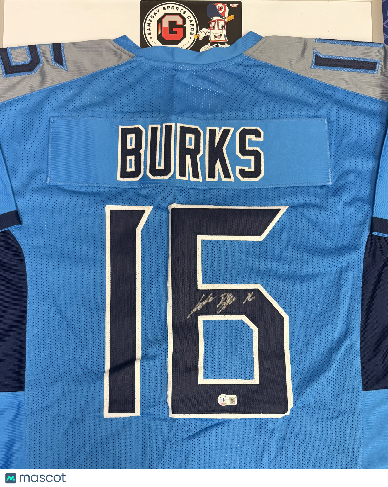 Treylon Burks Tennessee Titans Signed Custom Jersey (Beckett Certified)