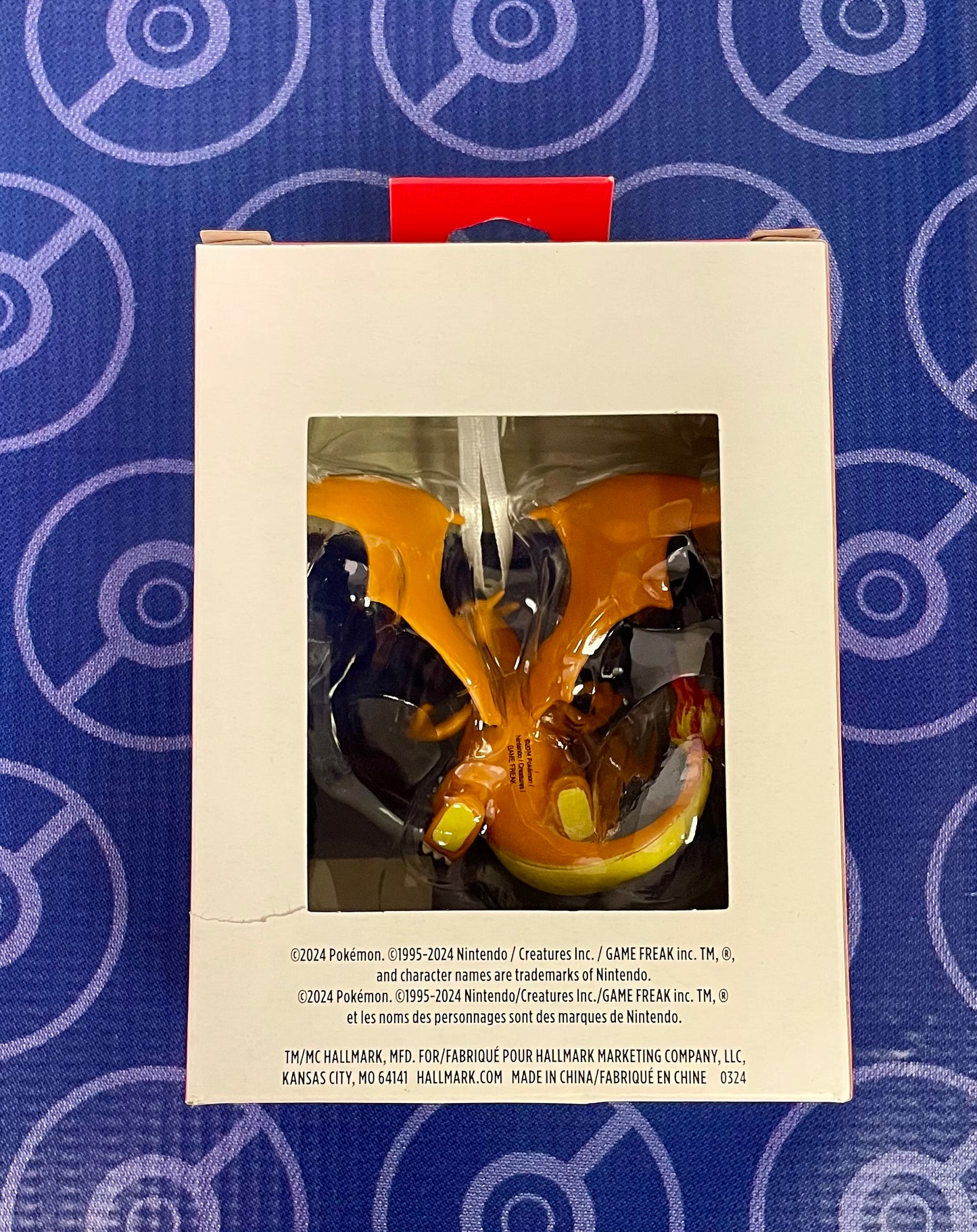 2024 Pokemon Charizard Holiday Ornament