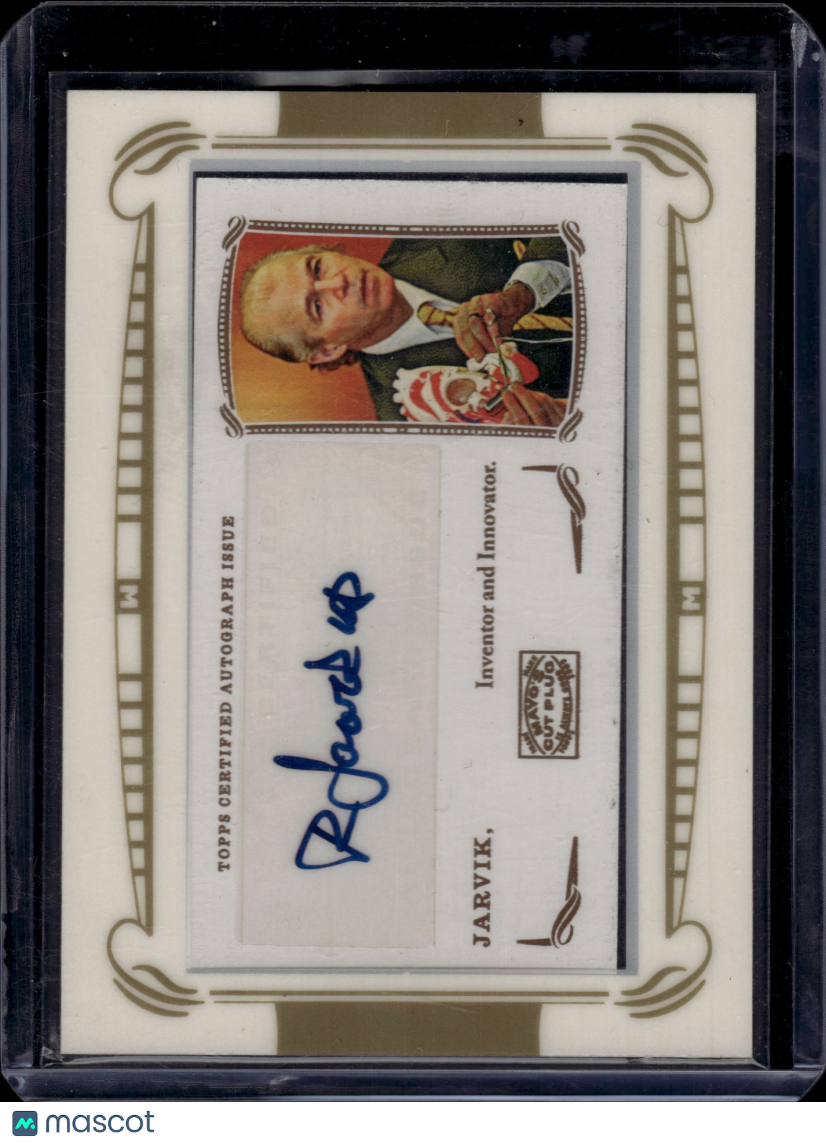 2009 Topps Mayo Robert Jarvik #MA-RJ Autograph