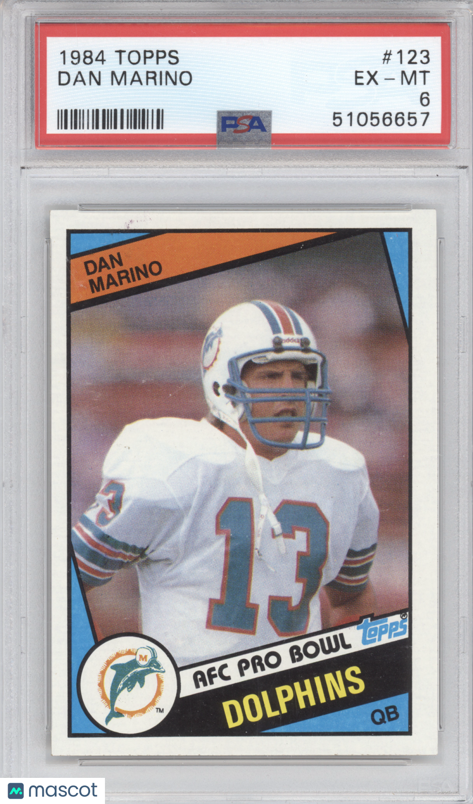 1984 Topps Dan Marino #123 RC PSA 6
