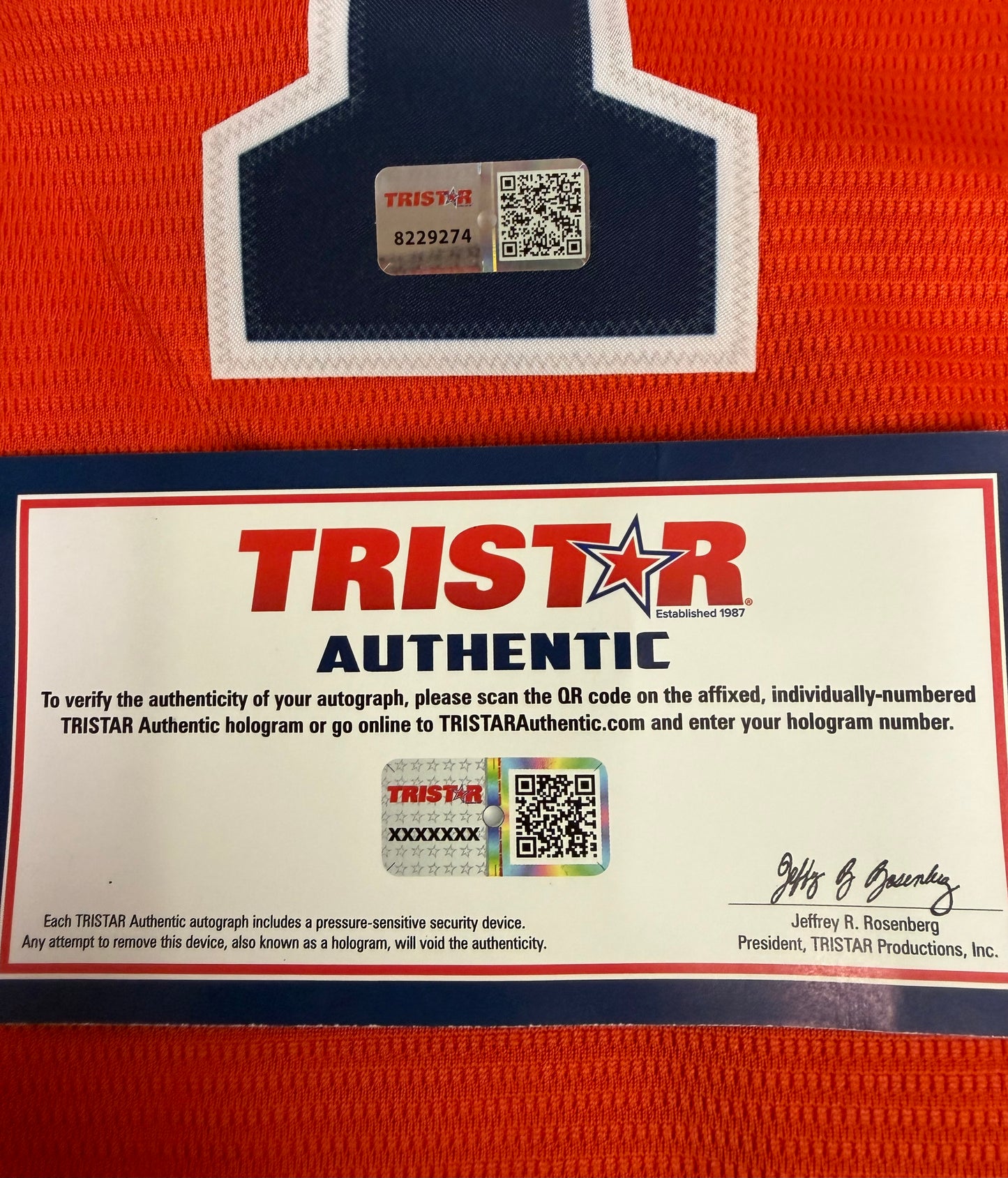 Yordan Alvarez Houston Astros Signed Custom Jersey (TriStar Authenticated)