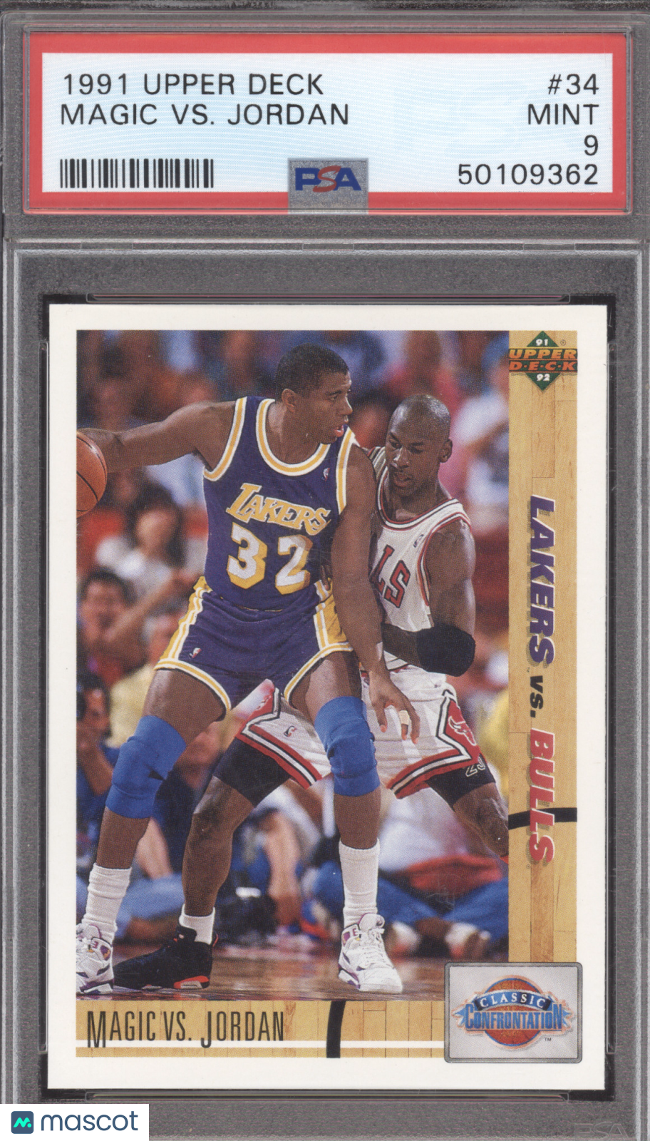 1991 Upper Deck Magic VS. Jordan #34 PSA 9