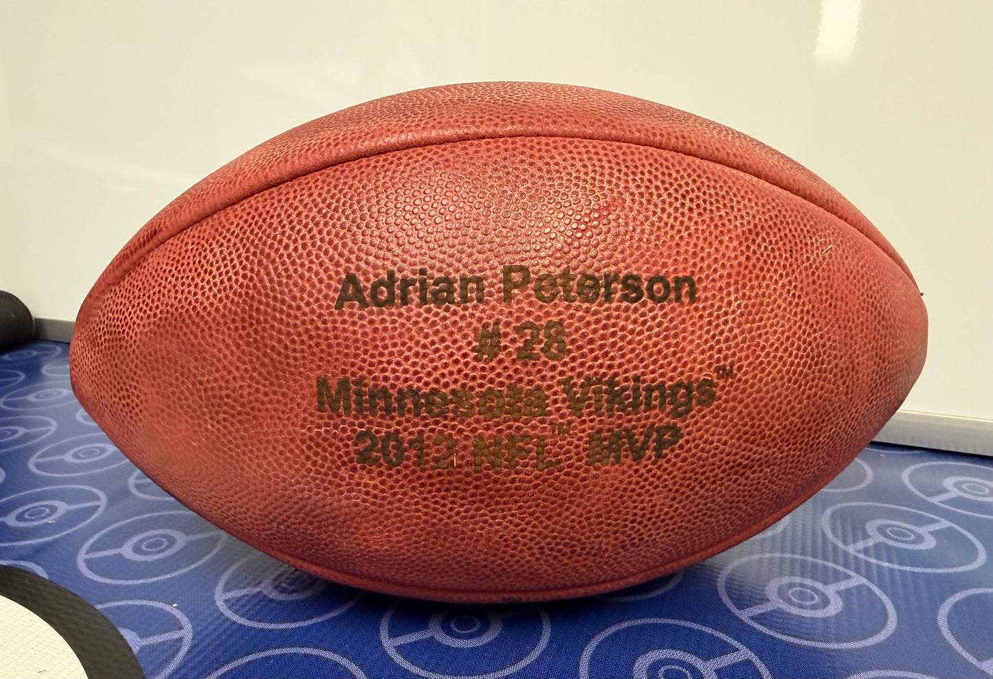Adrian Peterson Minnesota Vikings Signed Football (JSA COA)