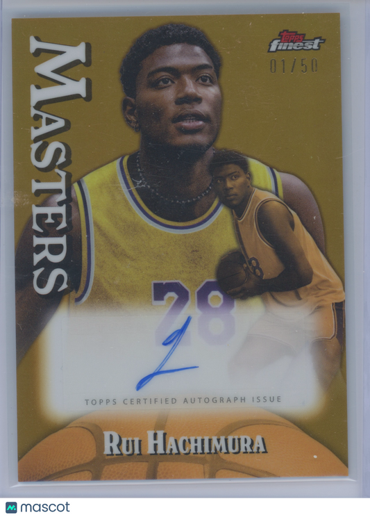 2024 Topps Finest Masters Rui Hachimura #MA-RH 01/50 Autograph