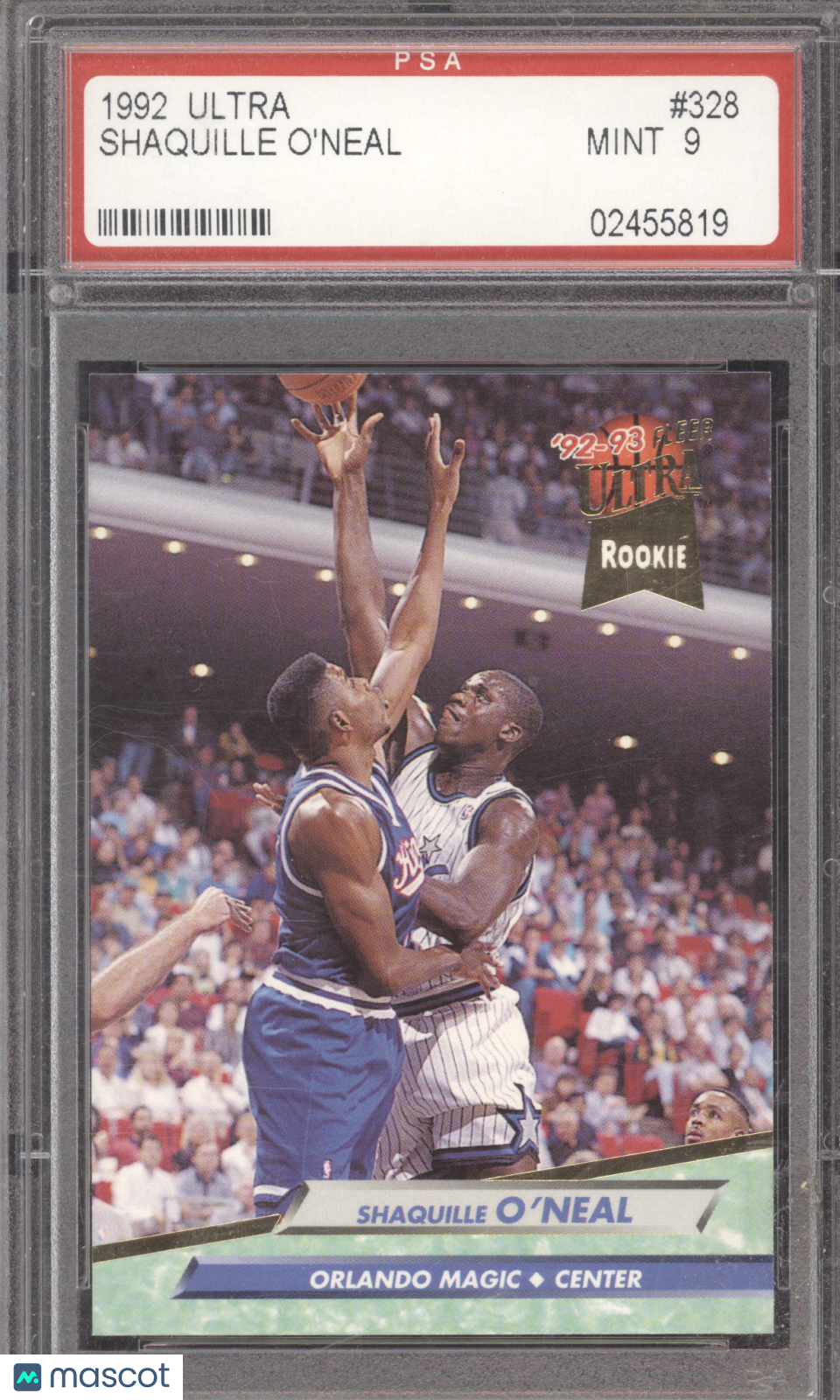 1992 Fleer Ultra Shaquille O'Neal #328 PSA 9