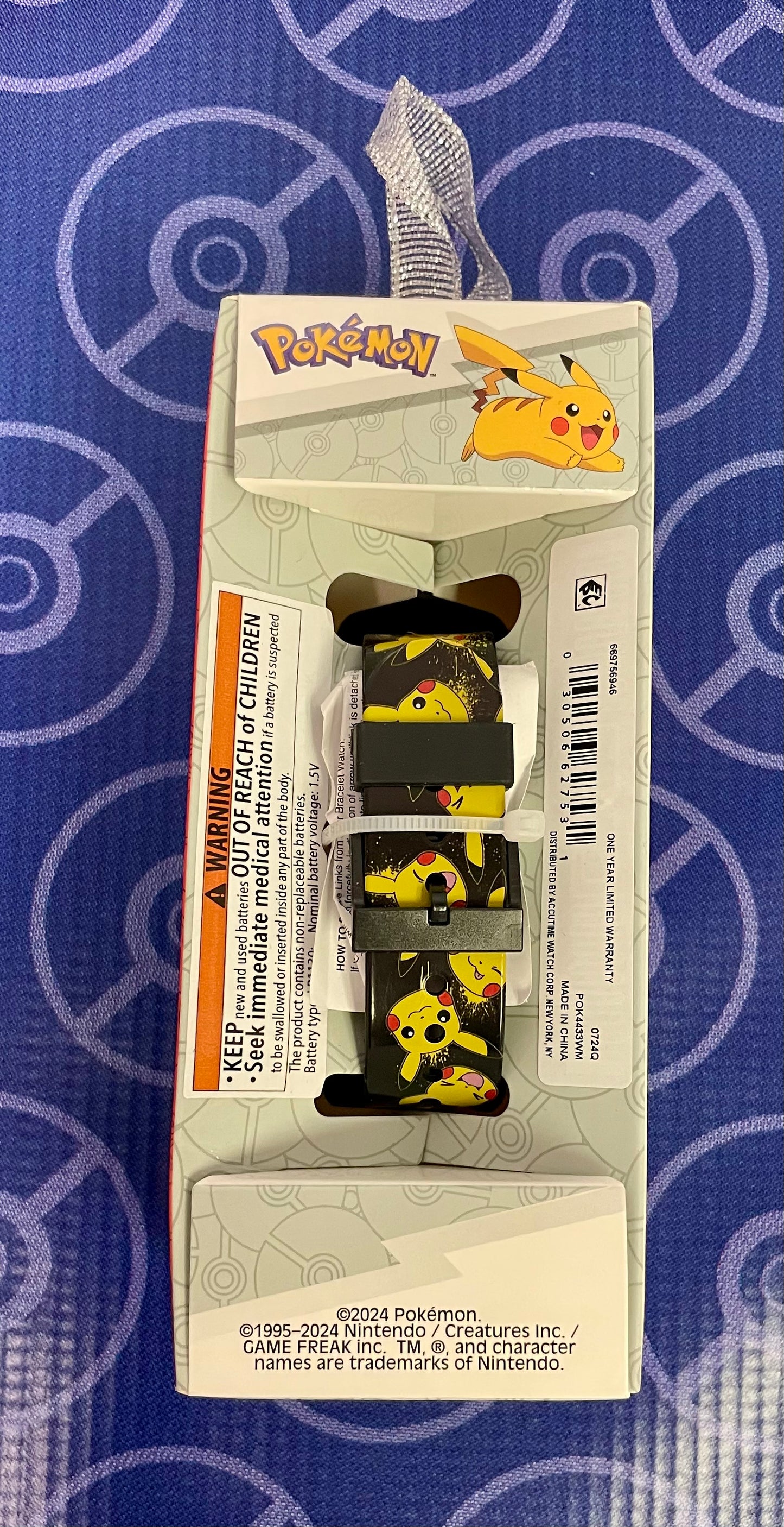 2024 Pokemon Pikachu LED Watch