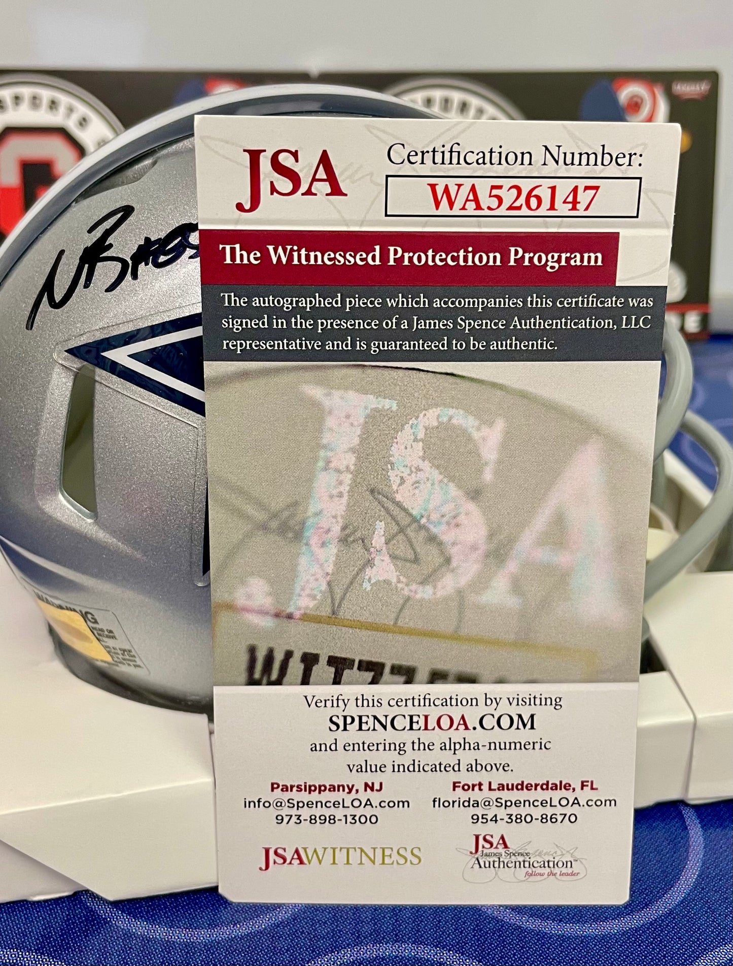 Noah Brown Dallas Cowboys Signed Riddell Speed Mini Helmet – Gameday ...