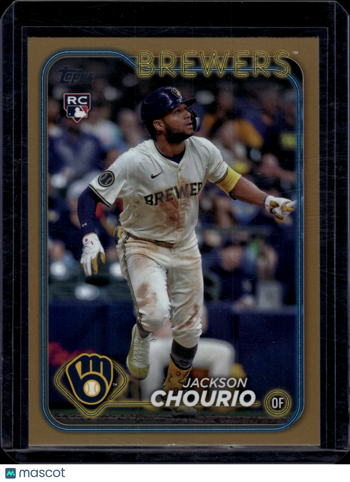 2024 Topps Update Jackson Chourio #US240 Gold 0242/2024 RC