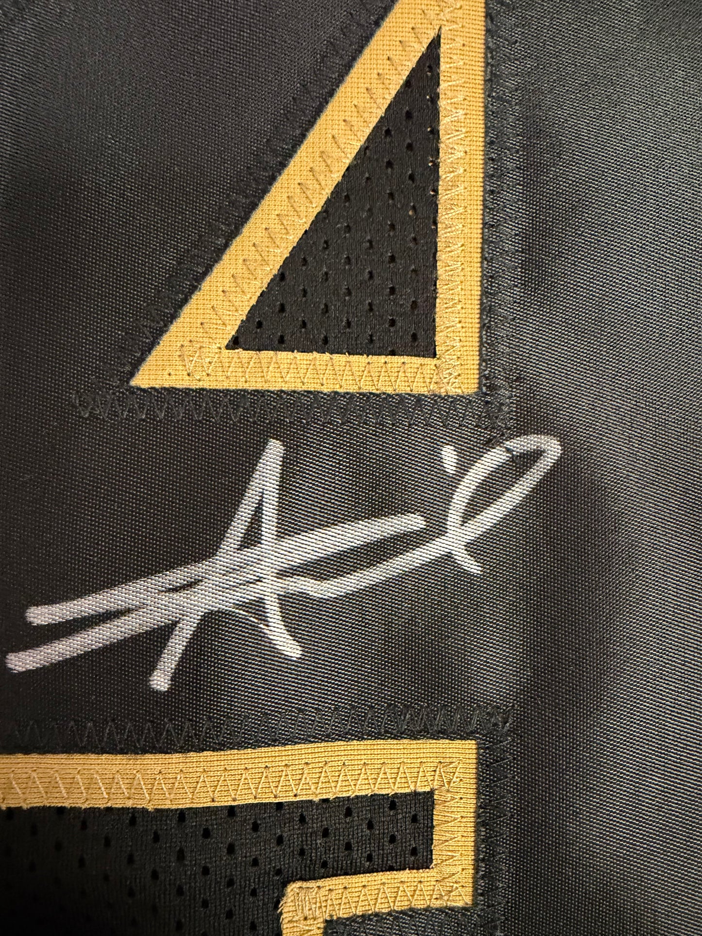 Alvin Kamara New Orleans Saints Signed Custom Black Jersey (Beckett Certified)