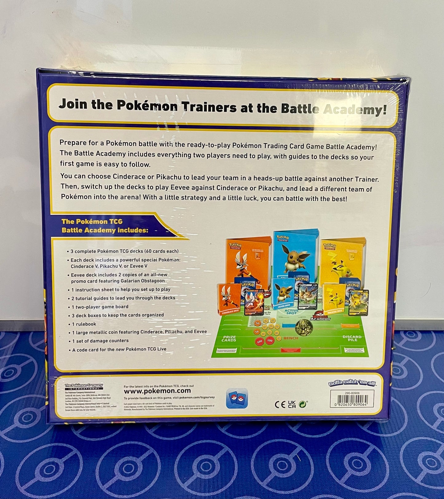 2022 Pokemon Battle Academy Board Game