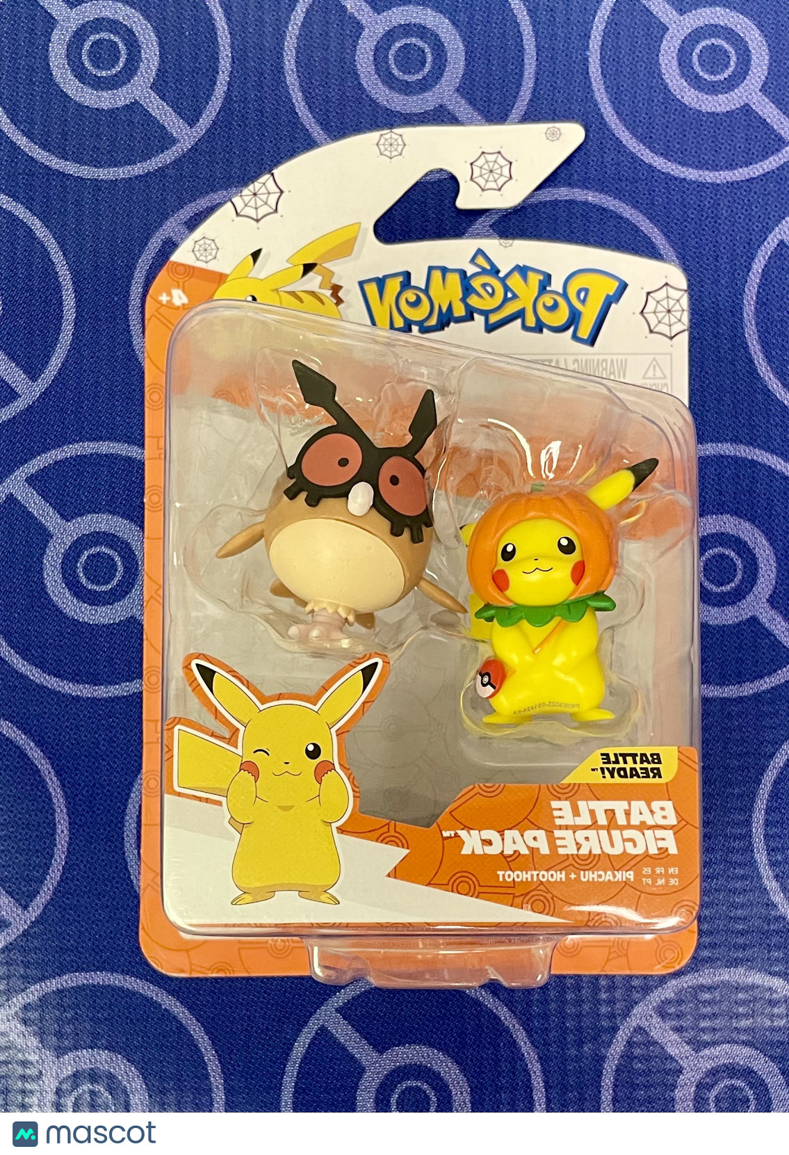 2023 Pokemon Toy Battle Figure Pack Pikachu & Hoothoot