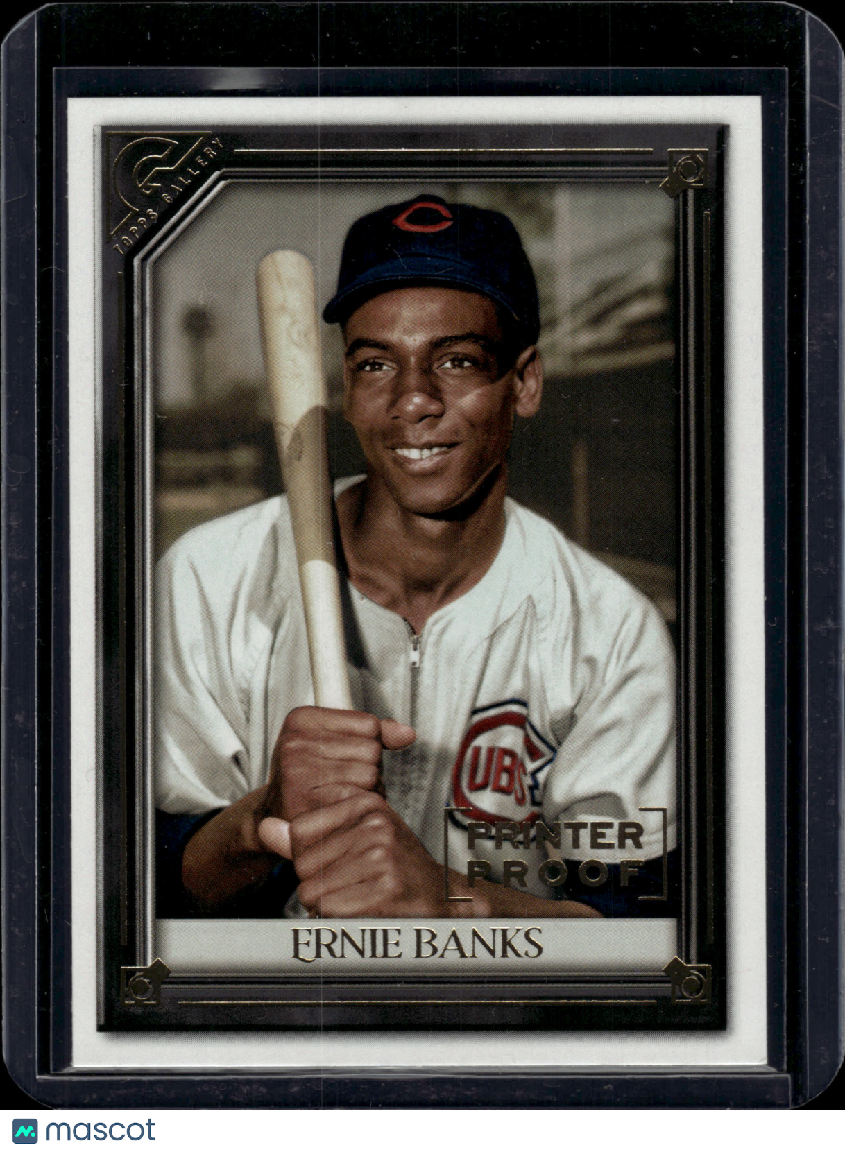 2021 Topps Gallery Ernie Banks #33 Printer Proof