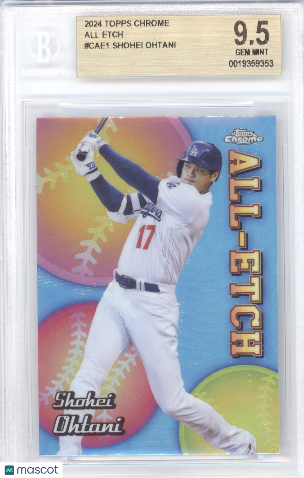 2024 Topps Chrome All Etch Shohei Ohtani #CAE1 BGS 9.5