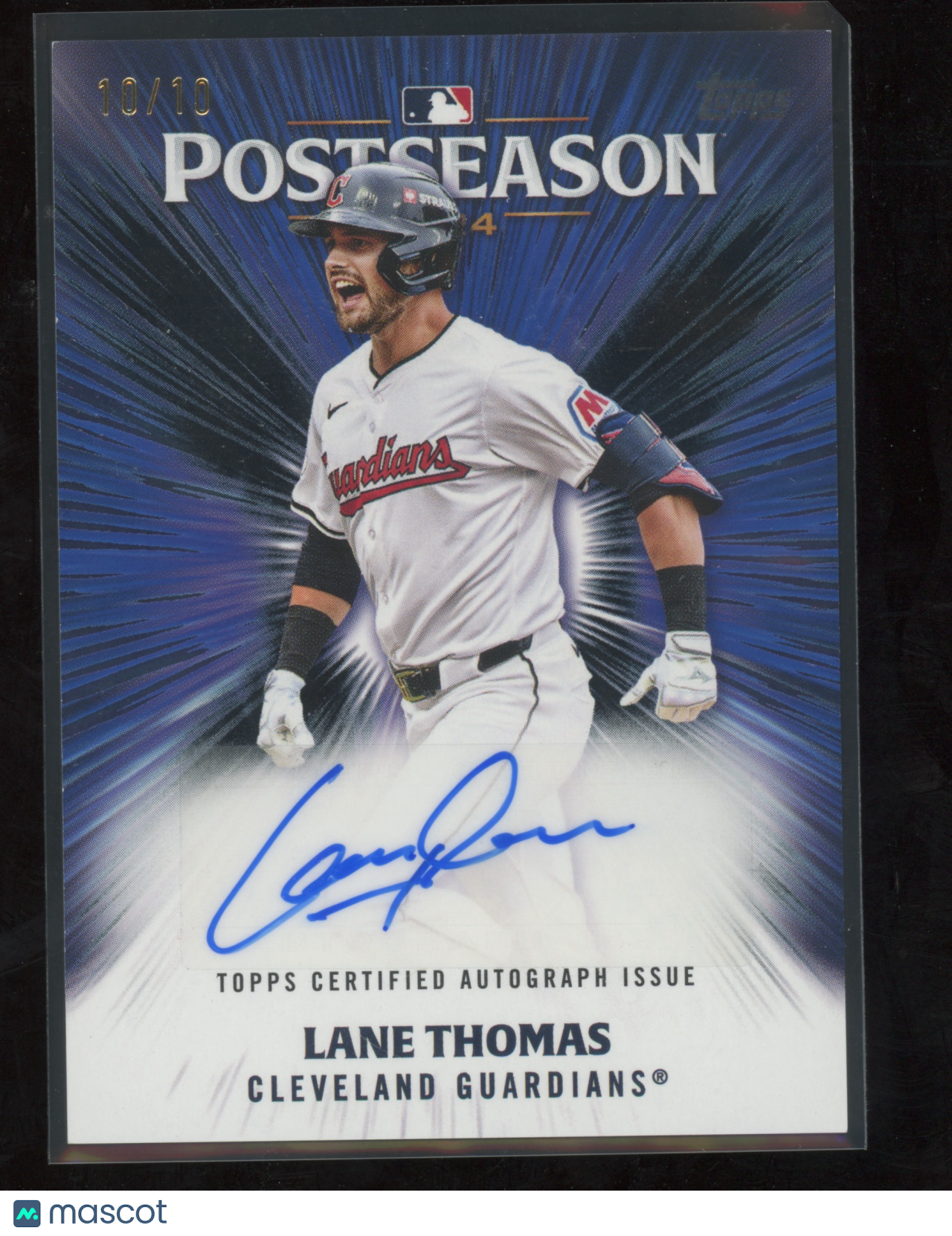 2025 Topps Postseason Performance Lane Thomas #PPA-LT Autograph 10/10