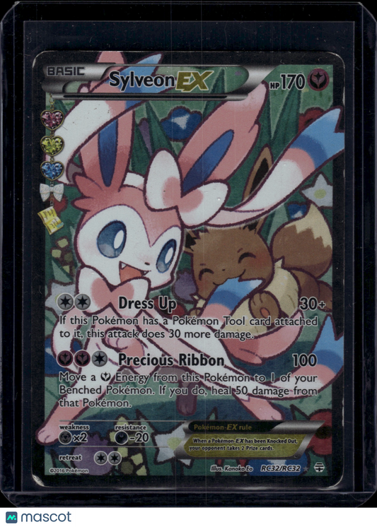 2016 Pokemon XY Generations Sylveon EX RC32/RC32