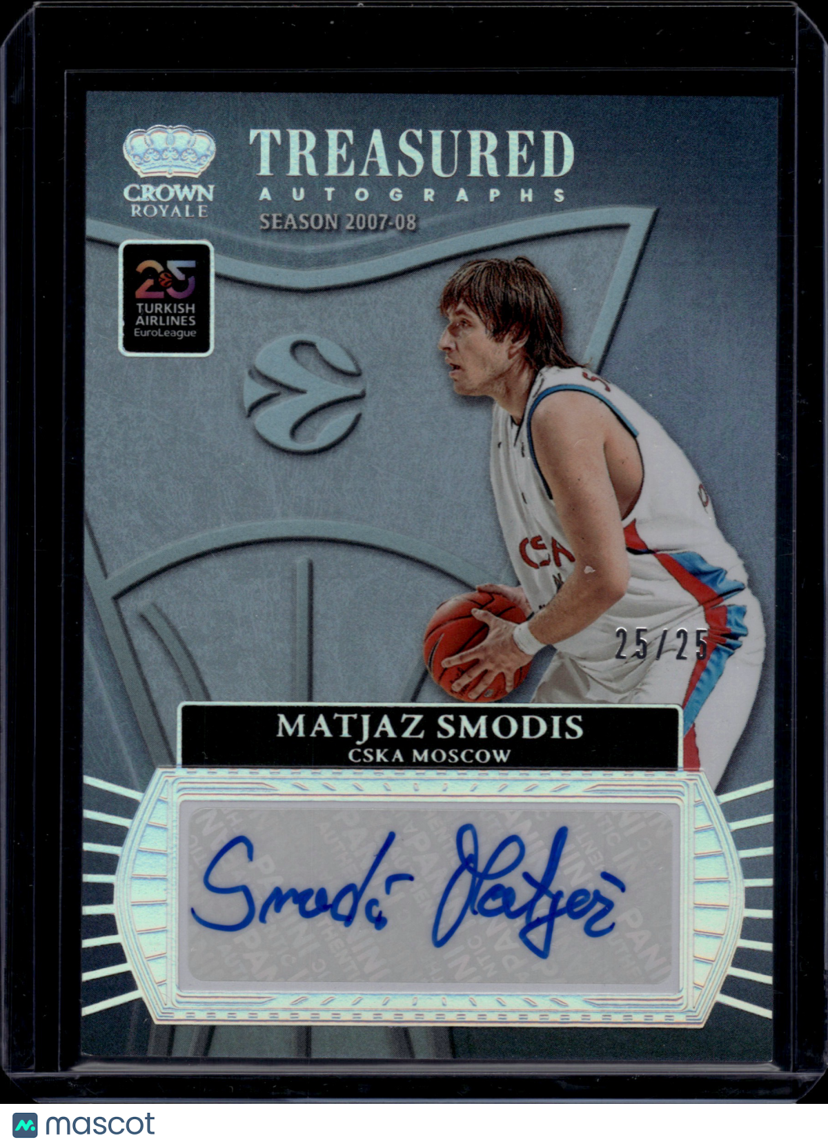 2024 Panini Crown Royale Euroleague Treasured Autos Matjaz Smodis #TA-JAZ 25/25
