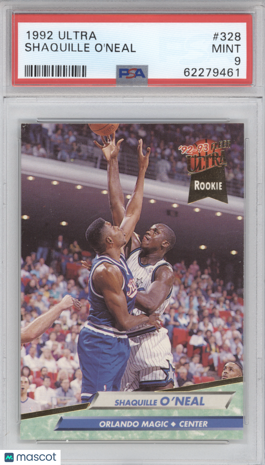 1992 Fleer Ultra Shaquille O'Neal #328 RC PSA 9