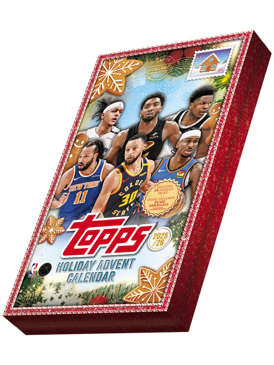 2025 Topps NBA Holiday Countdown Calendar ( Pre-Order ) 10/30/25