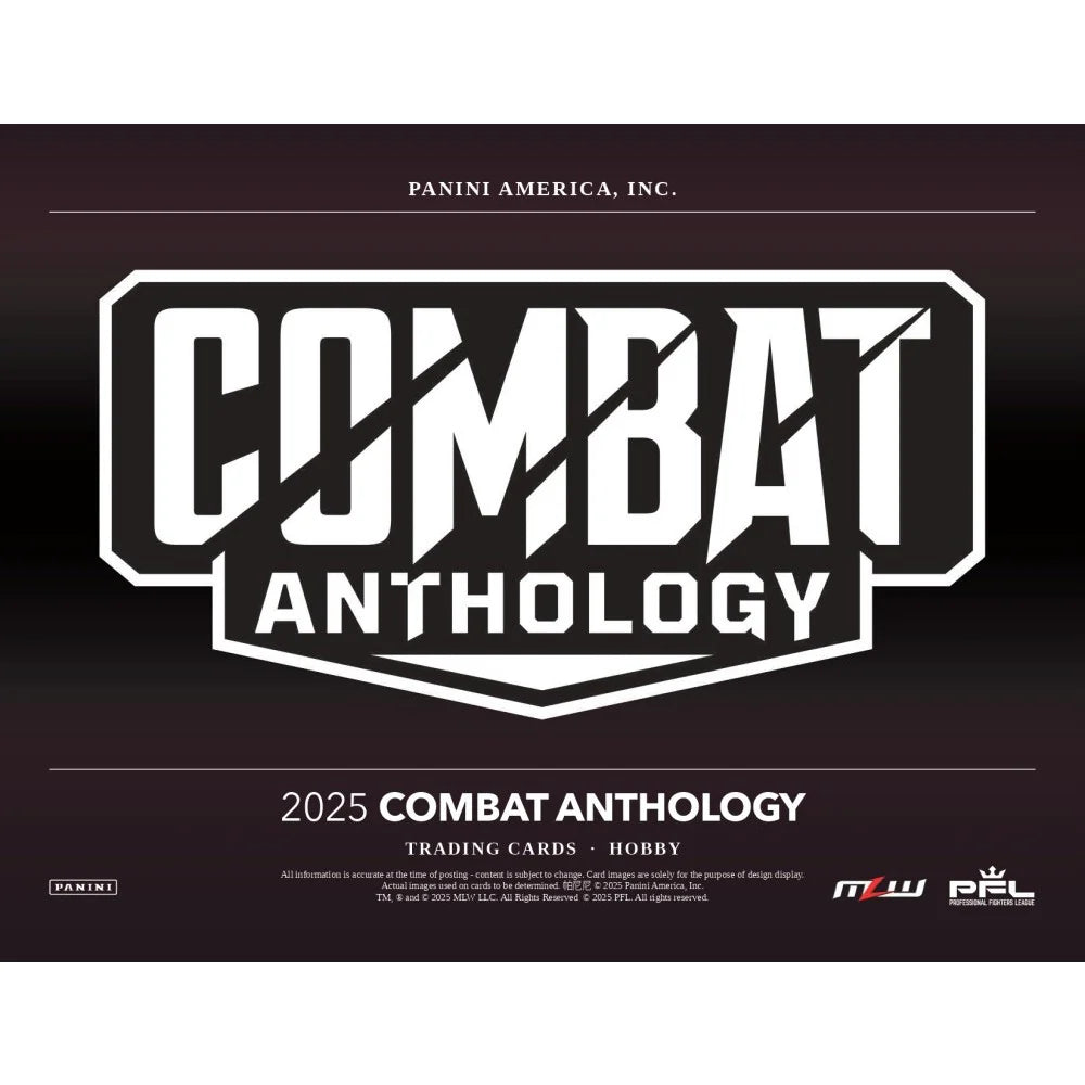 2025 Panini PFL Combat Anthology Hobby Box ( Pre-Order ) 11/5/25