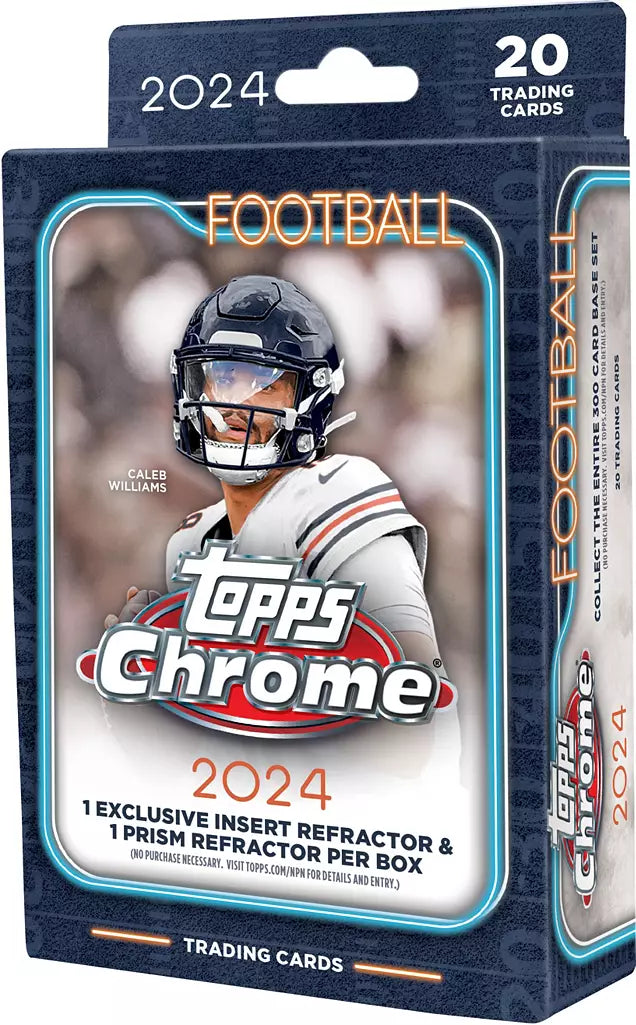 2024 Topps CHROME Football Hanger Pack