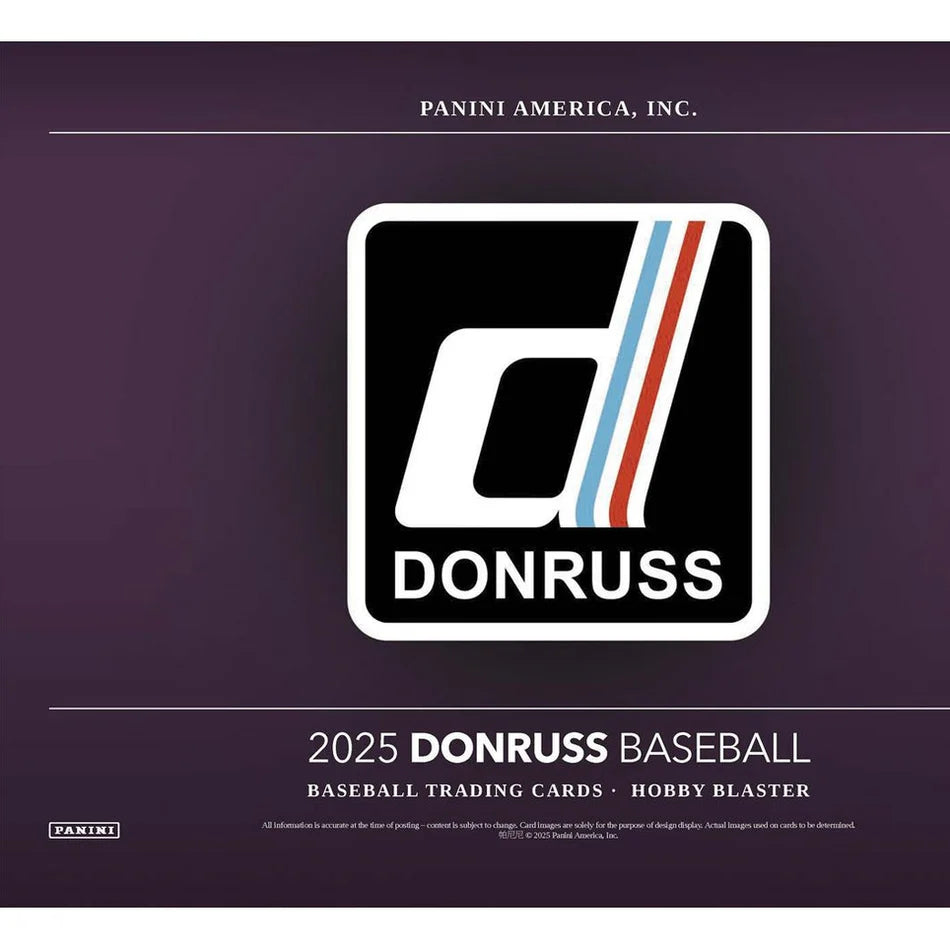 2025 DONRUSS BASEBALL HOBBY BLASTER BOX