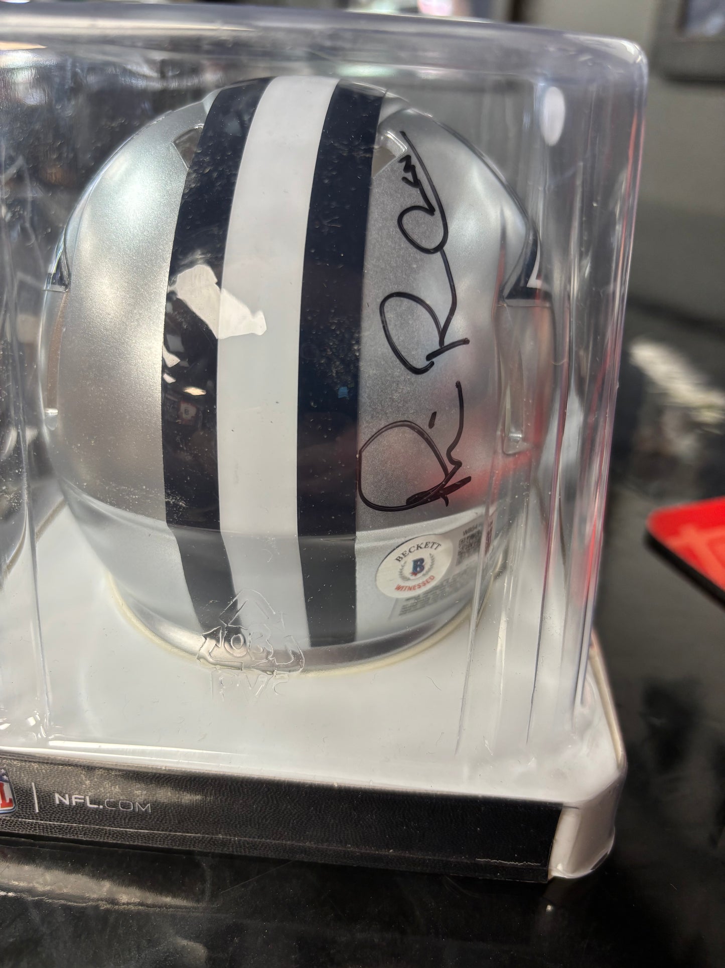 Michael Irvin Cowboys Signed Mini Helmet