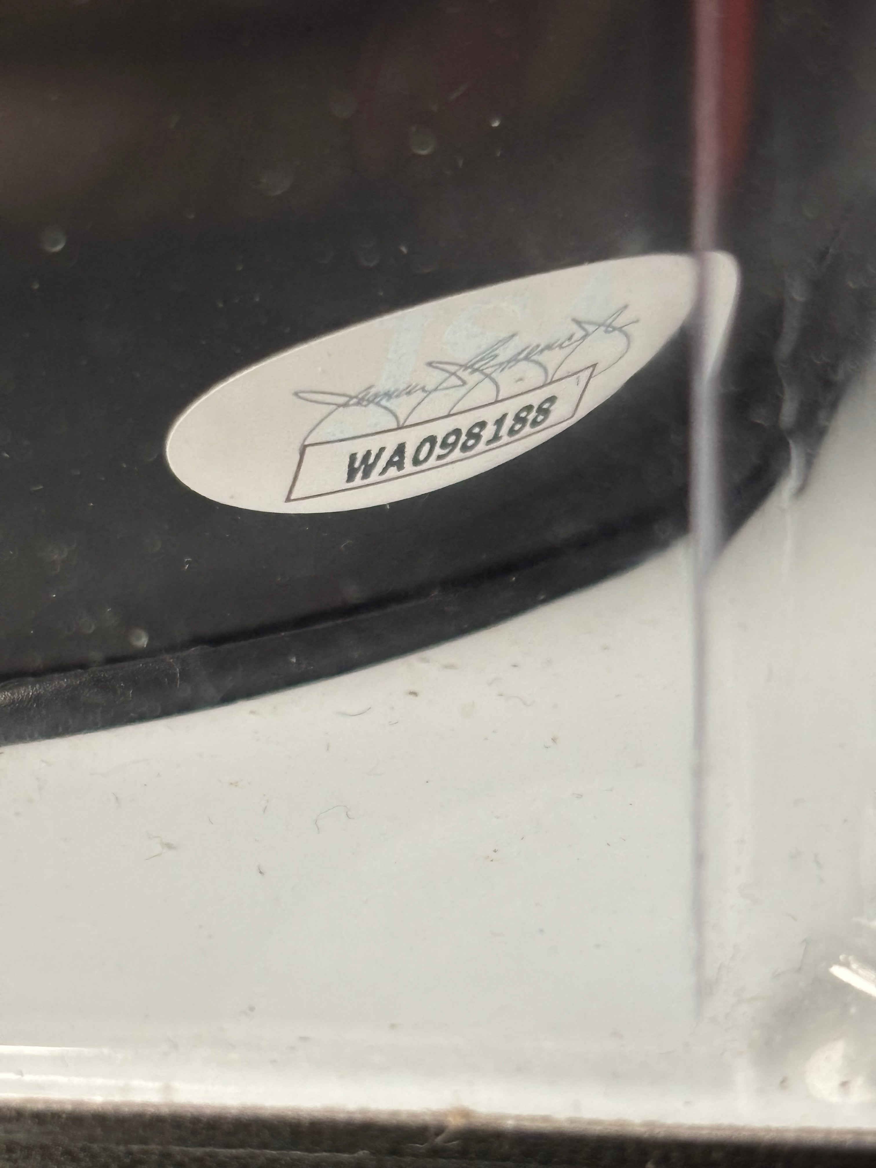 Darren Woodson Cowboys Signed Mini Helmet