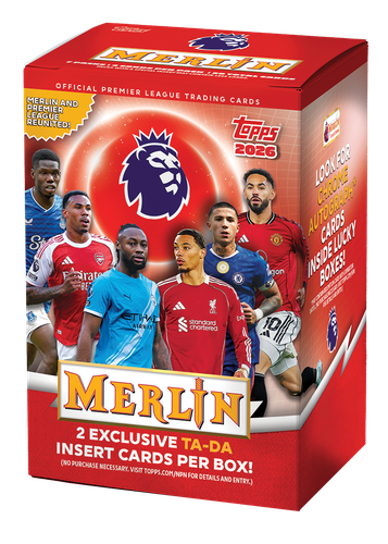 2025 Topps Premier League EPL Merlin Value Box