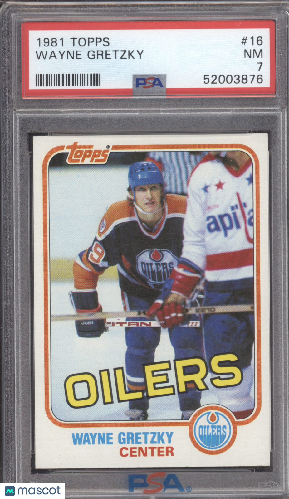 1981 Topps Wayne Gretzky #16 PSA 7