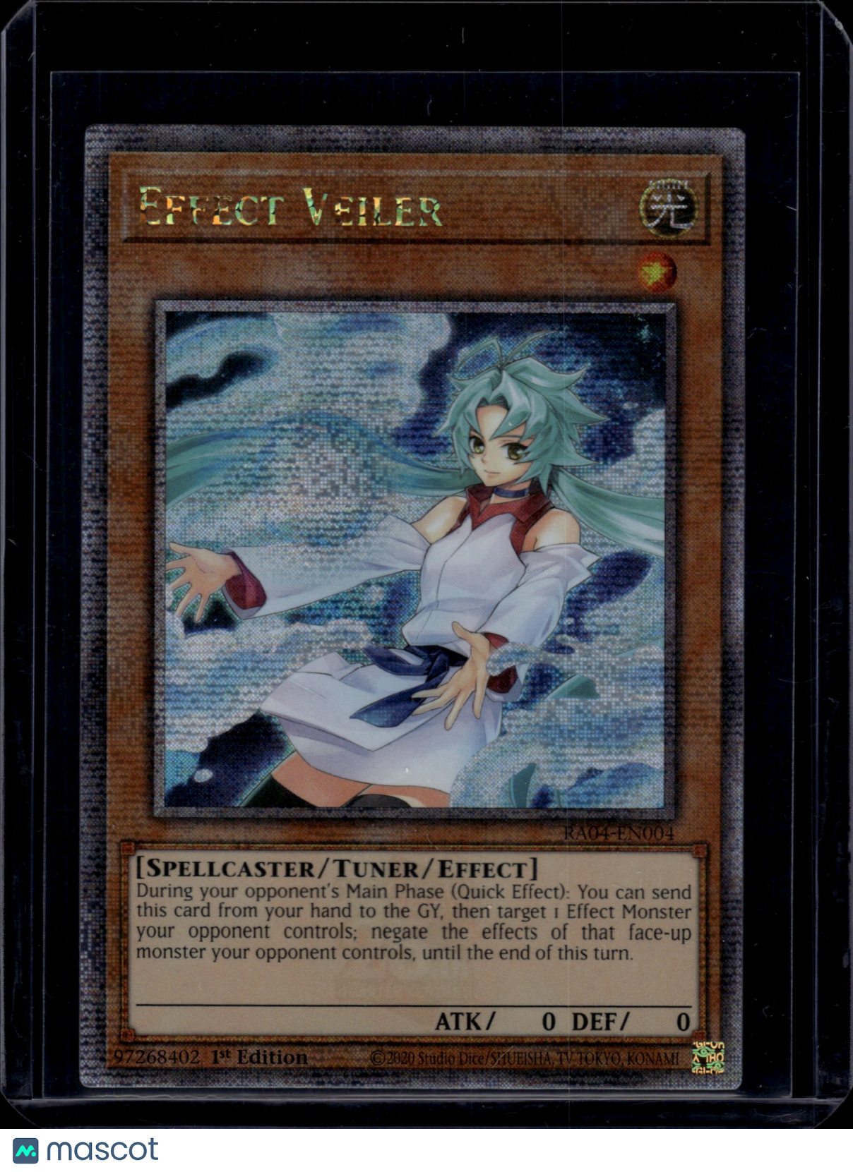 2020 Yu-Gi-Oh! Quarter Century Stampede Effect Veiler #RA04-EN004