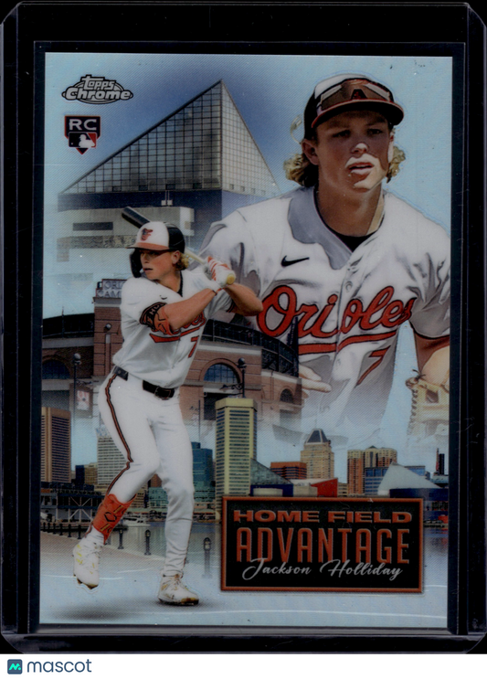 2024 Topps Chrome Update Jackson Holliday #HFAC-21 Home Field Advantage RC