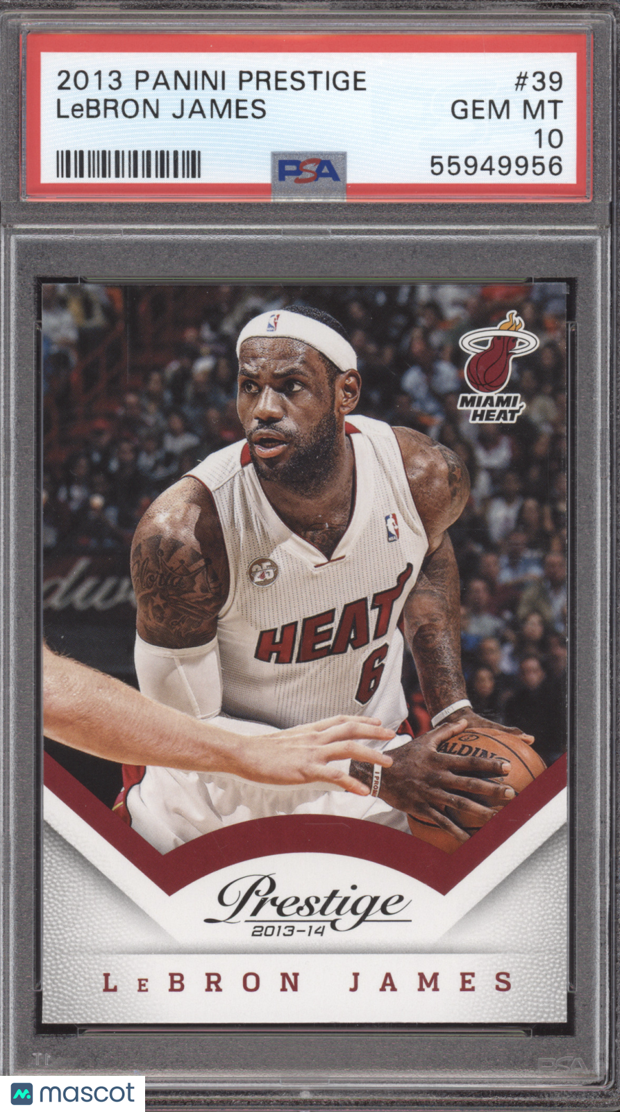 2013 Panini Prestige LeBron James #39 PSA 10