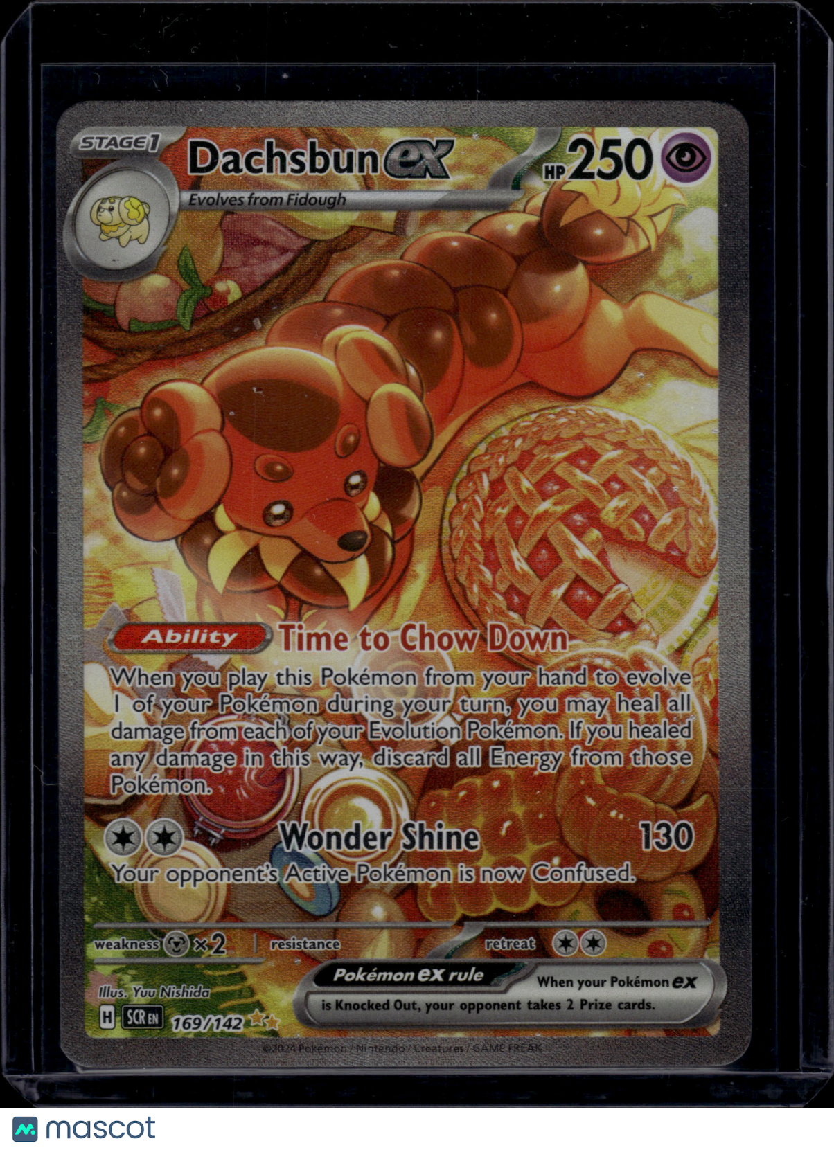 2024 Pokemon S&V Stellar Crown Dachsbun ex #169/142