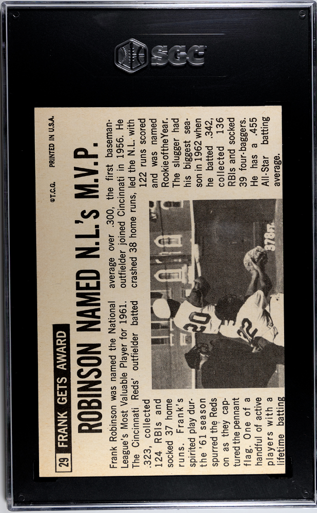 1964 Topps Giants Frank Robinson #29 SGC 4
