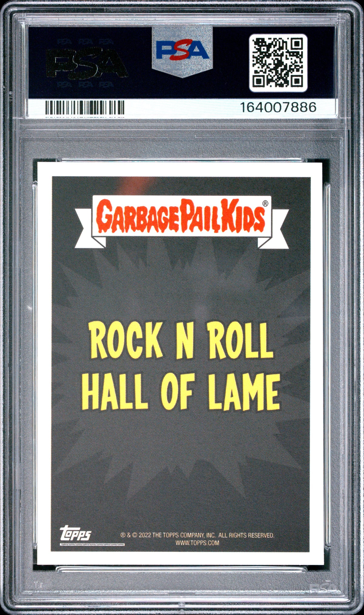 2022 Garbage Pail Kids Rock N Roll Hall Of Lame My Name Is Marshall #1b PSA 10