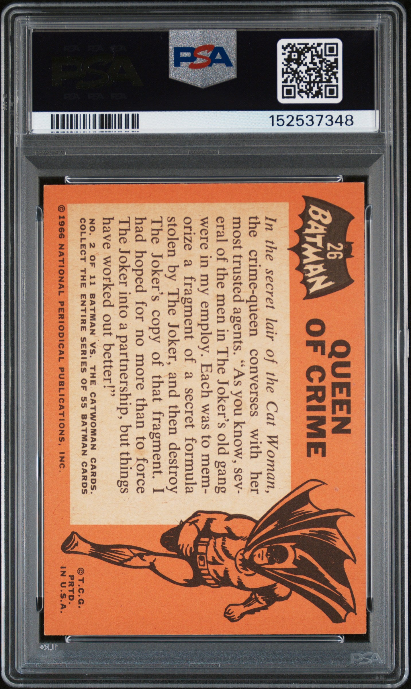 1966 Topps Batman Queen Of Crime #26 PSA 5