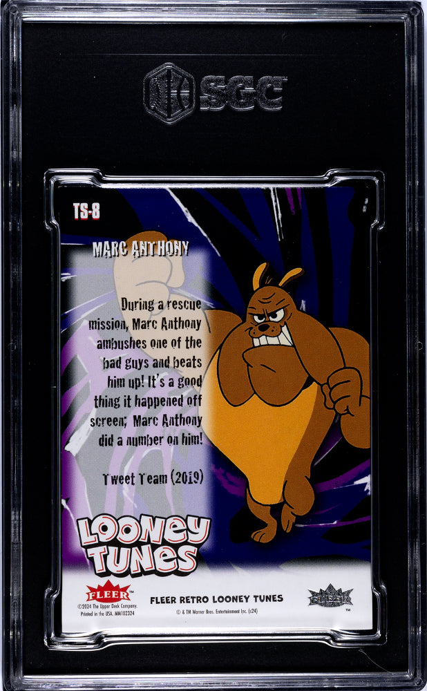 2024 Fleer Retro Looney Tunes Marc Anthony #TS-8 SGC 9.5