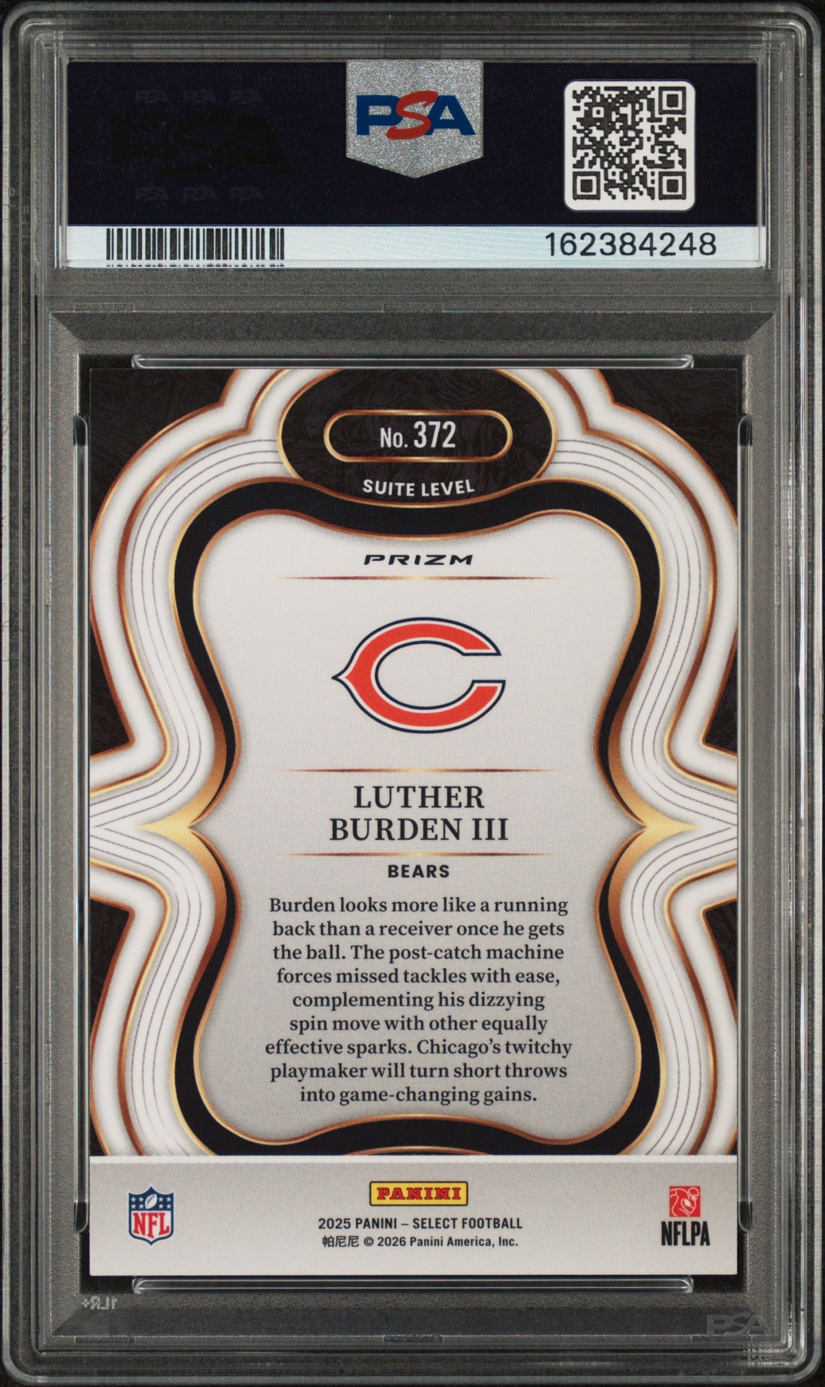 2025 Panini Select Luther Burden III #372 Disco RC PSA 10