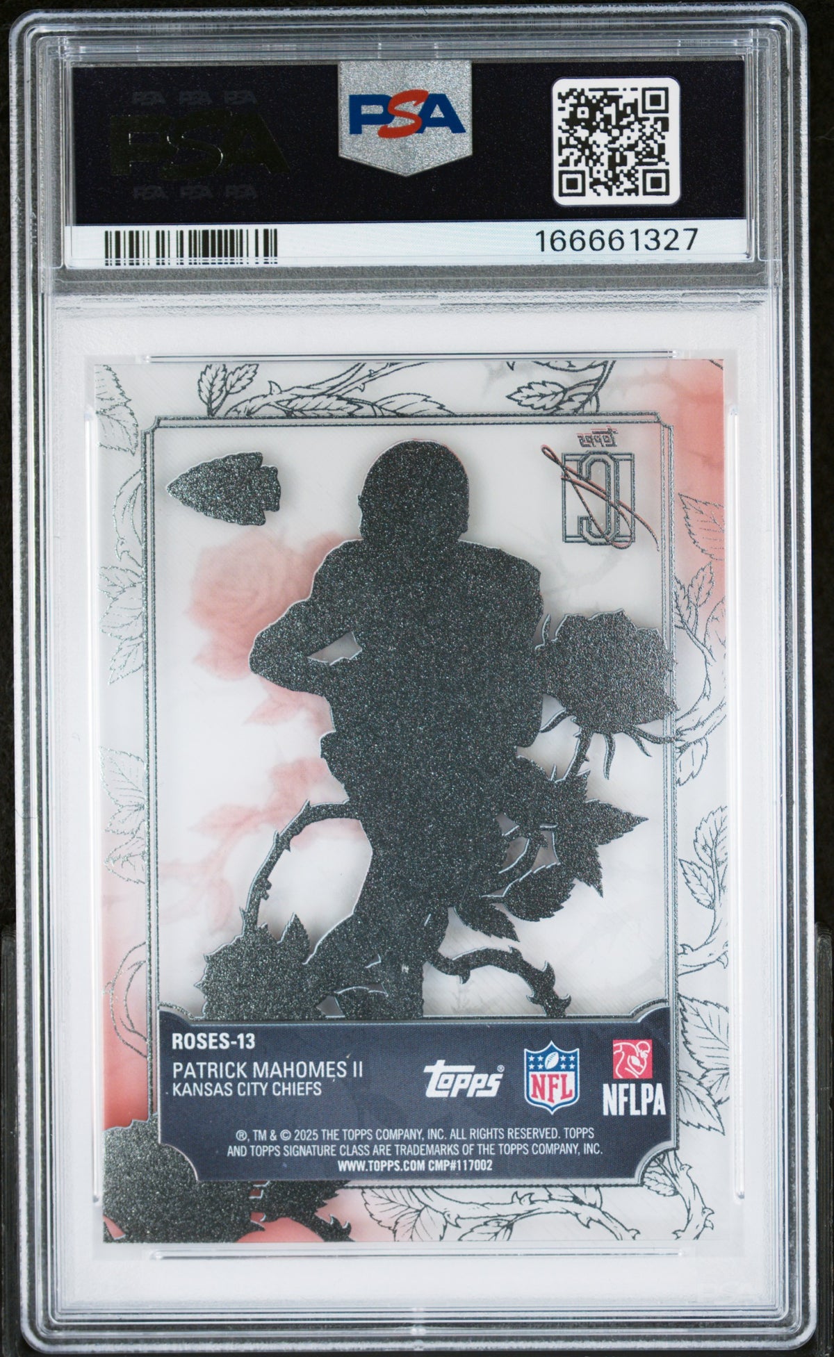 2025 Topps Signature Class Roses Patrick Mahomes II #13 PSA 9